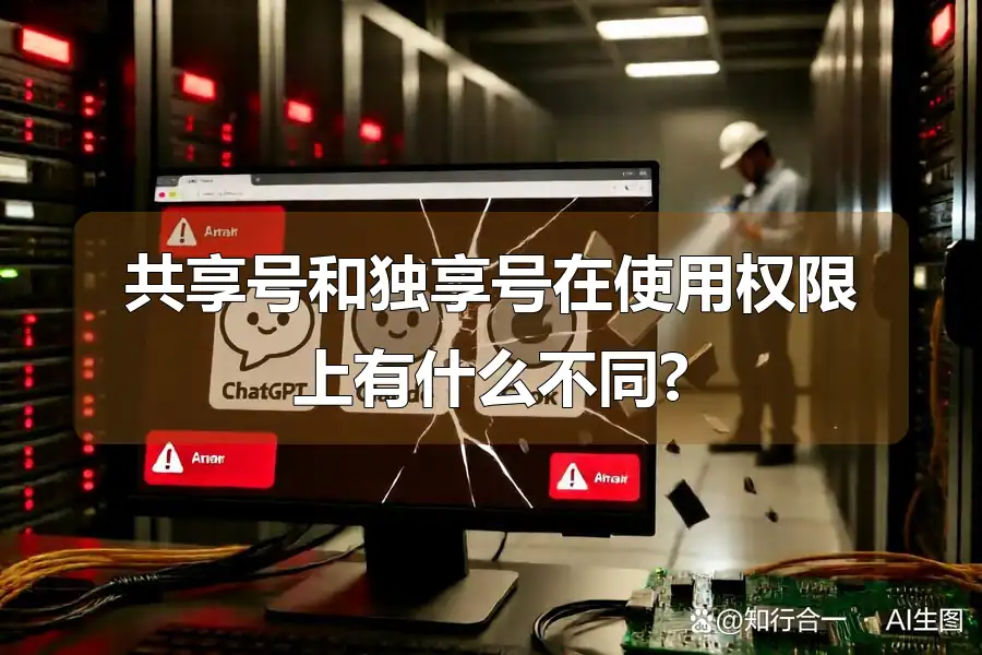 共享号和独享号在使用权限上有什么不同?